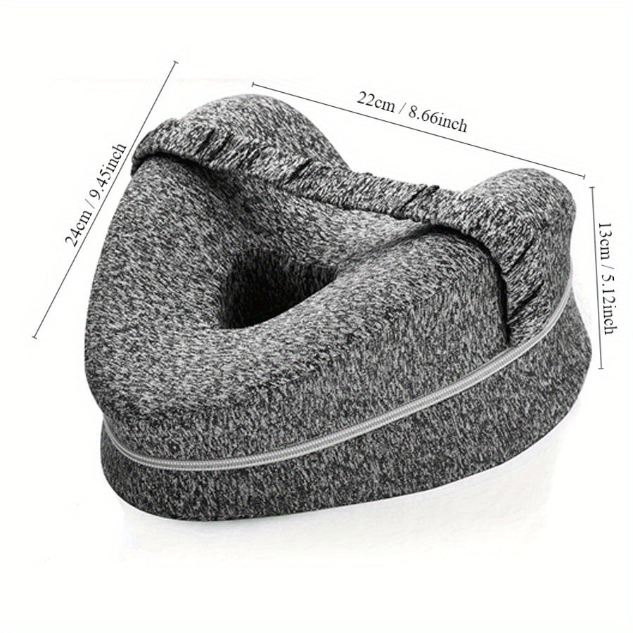 ComfortAlign Knee Pillow for Side Sleepers with Memory Foam – Adjustable Support for Pain Relief and Spinal Alignment 9