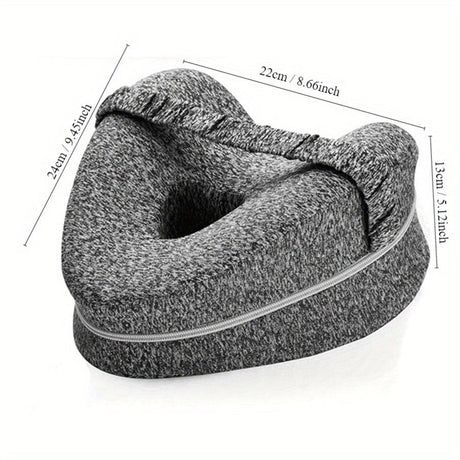 ComfortAlign Knee Pillow for Side Sleepers with Memory Foam – Adjustable Support for Pain Relief and Spinal Alignment 9