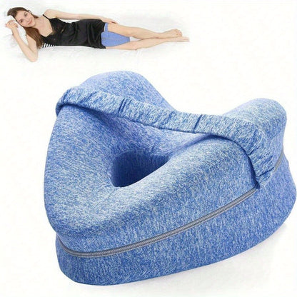 ComfortAlign Knee Pillow for Side Sleepers with Memory Foam – Adjustable Support for Pain Relief and Spinal Alignment 12