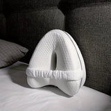 ComfortAlign Knee Pillow for Side Sleepers with Memory Foam – Adjustable Support for Pain Relief and Spinal Alignment 4
