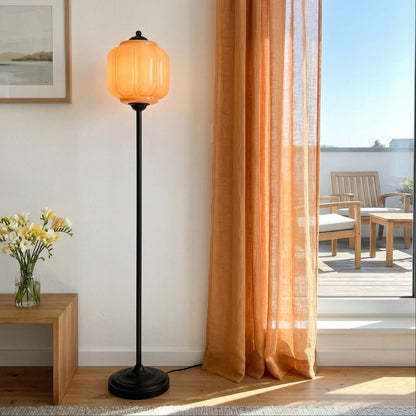 Eloise Collection | Floor Lamp with Unique Retro Glass Design - Stylish Lighting for Living Rooms 73