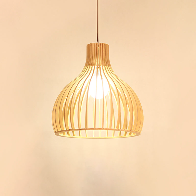 Bamboo Pendant Lamp - Asian Style Hanging Light with Elegant Design for Cozy Atmosphere 22