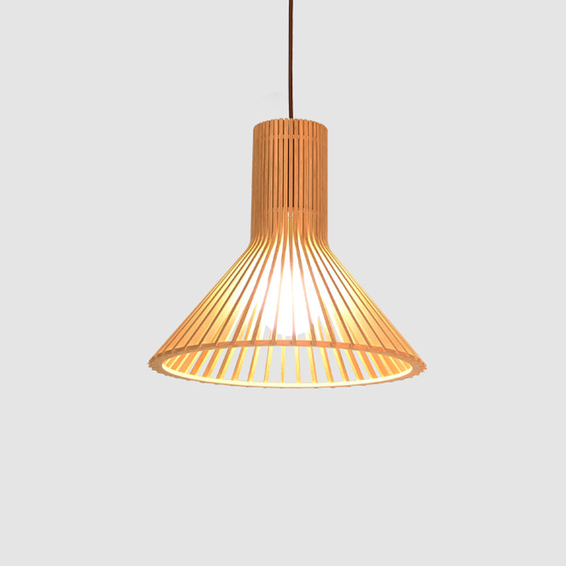 Bamboo Pendant Lamp - Asian Style Hanging Light with Elegant Design for Cozy Atmosphere 10
