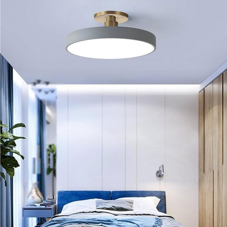 Orbis Flush Mount Ceiling Light - Adjustable LED Fixture with Minimalist Design for Soft Overhead Lighting 6