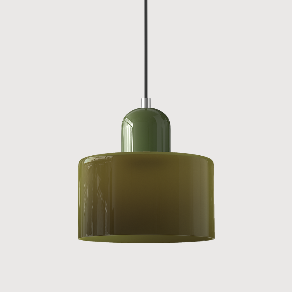 Bauhaus Glass Pendant Lamp - Compact Design with Elegant Finish for Modern Spaces 40