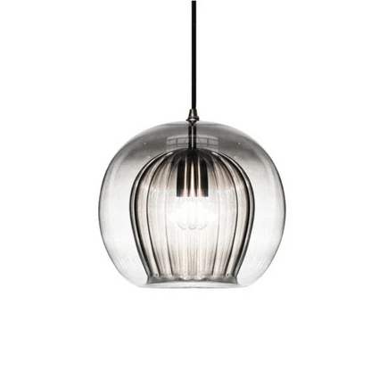 Zenelle Smoked Glass Light Pendant