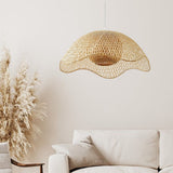 EcoChic Bamboo Pendant Lamp - Handcrafted Natural Lighting for Home Decor 2