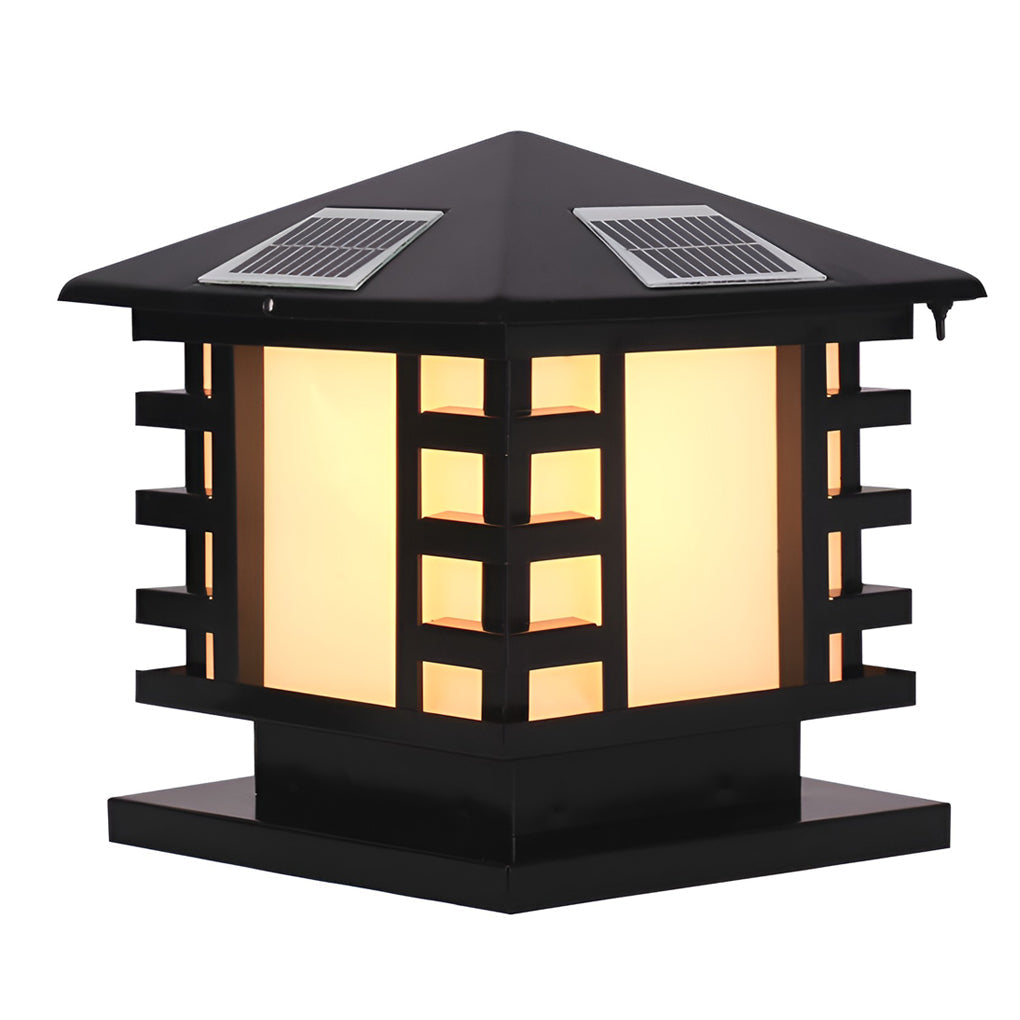 Elegance LED Landscape Lamppost - Classic Iron Design for Outdoor Illumination 14