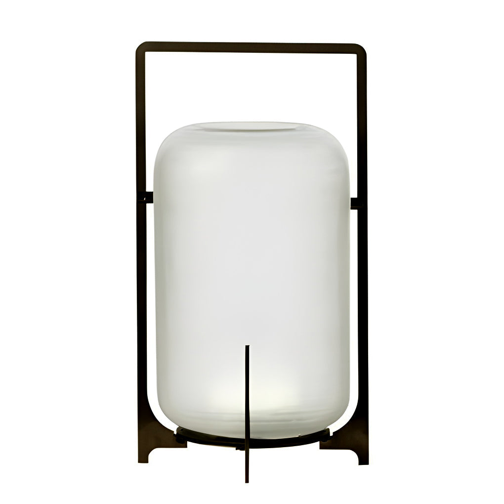 Lumos Waterproof LED Outdoor Lantern - Modern Solar Garden Light with High Light Transmittance 8