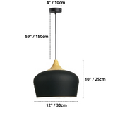 Deo Nordic Minimalist Pendant Light - Modern Design with Wooden Accent for Elegant Spaces 19