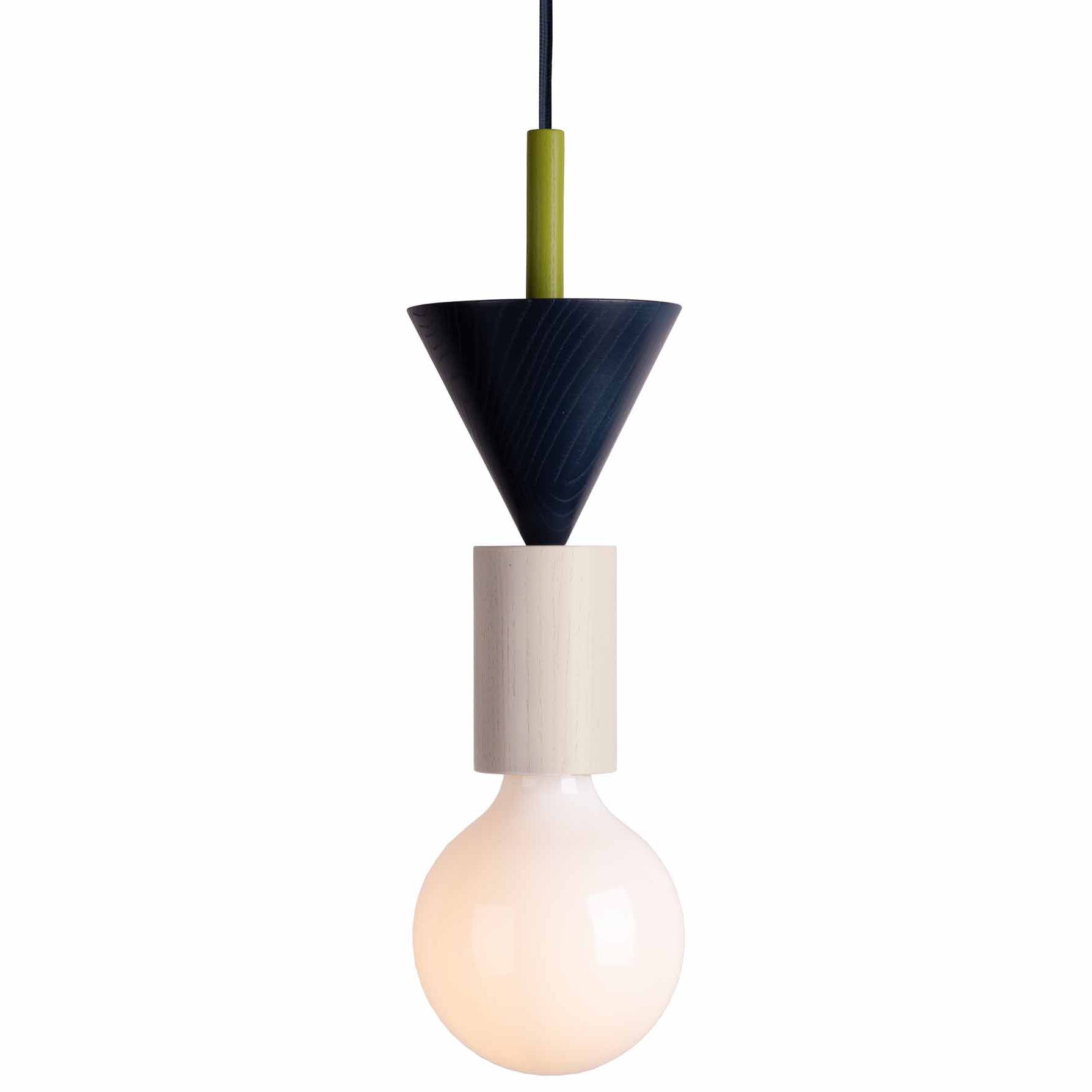 Vibrant Block Pendant Lamp - Colorful Wooden Design with Adjustable Cord for Modern Interiors 15