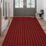 Stripe-Patterned Hallway Runner Rug - Non-Slip, Durable Design for Safety and Style 12