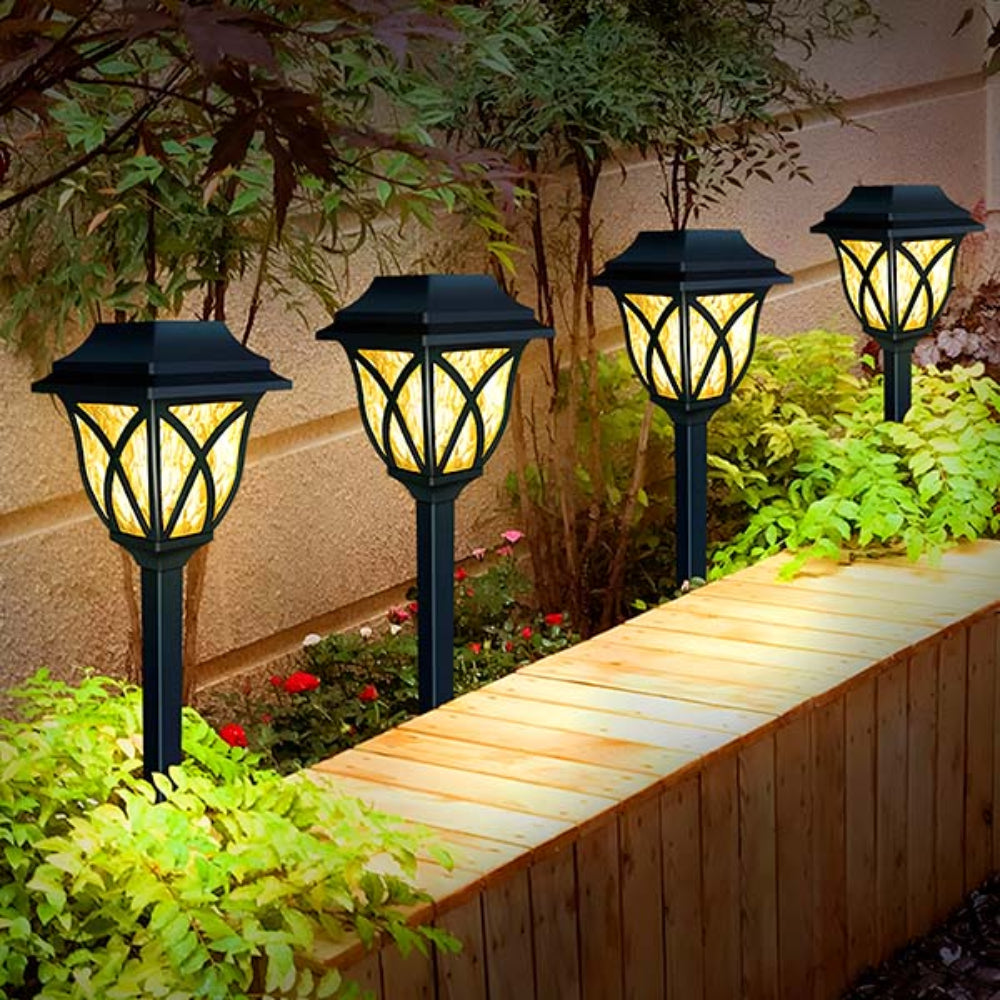 EcoGlow – Solar Garden Lights Set with Automatic On/Off Feature – Elegant Illumination for Outdoor Spaces 1