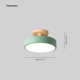 Alaric Modern LED Ceiling Lamp - Stylish Wood & Acrylic Design for Cozy Lighting 9