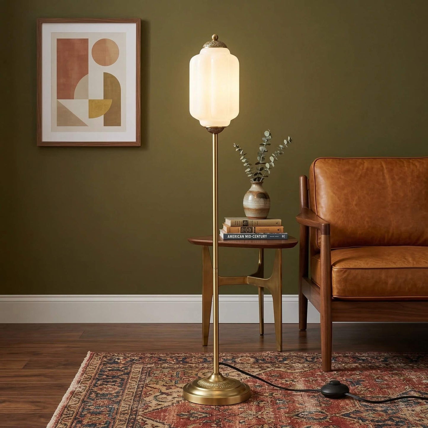 Eloise Collection | Floor Lamp with Unique Retro Glass Design - Stylish Lighting for Living Rooms 43