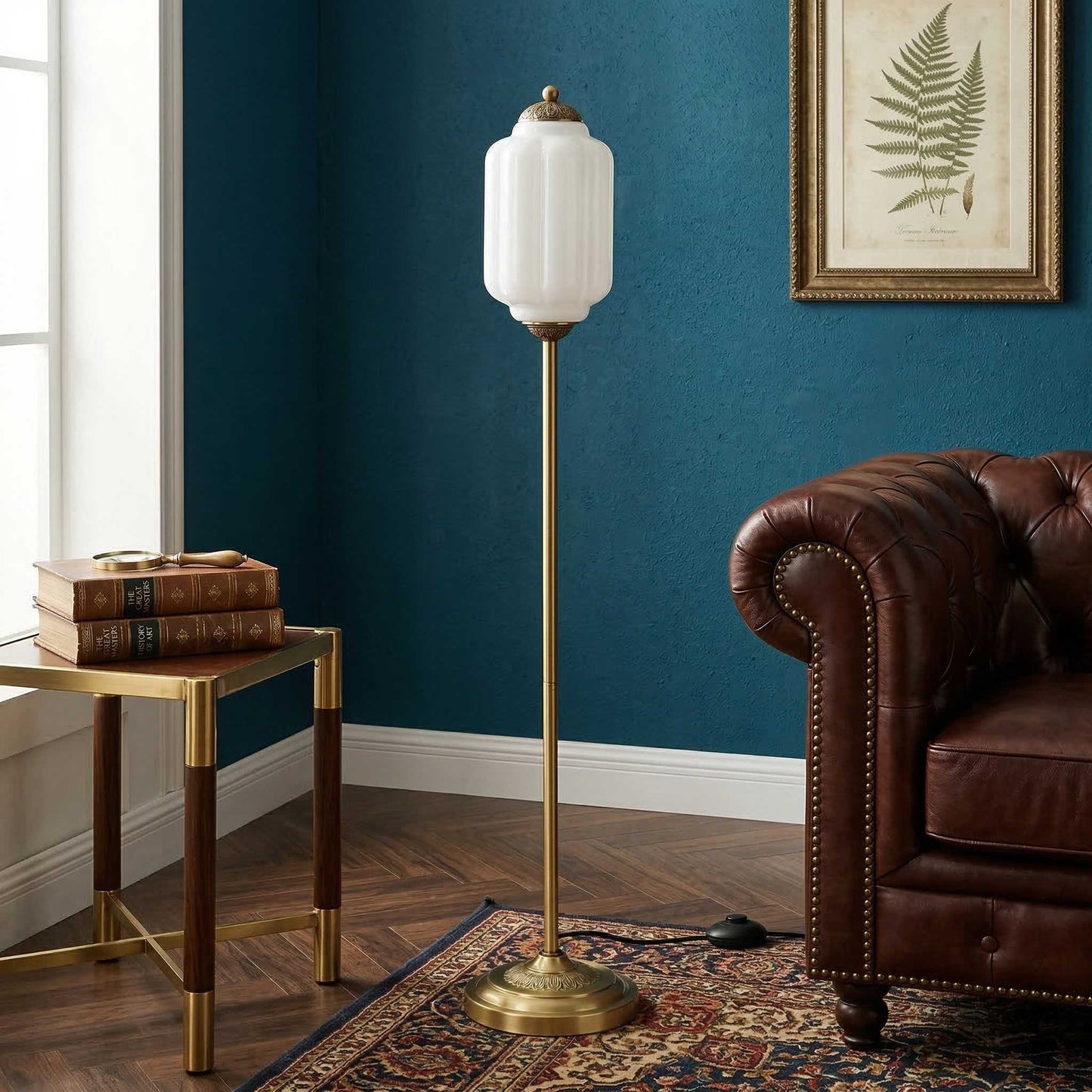 Eloise Collection | Floor Lamp with Unique Retro Glass Design - Stylish Lighting for Living Rooms 42
