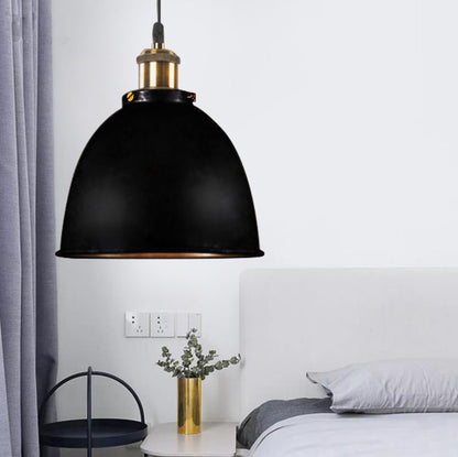Vintage Industrial Pendant Lamp - Adjustable Metal Shade for Modern Interiors 1