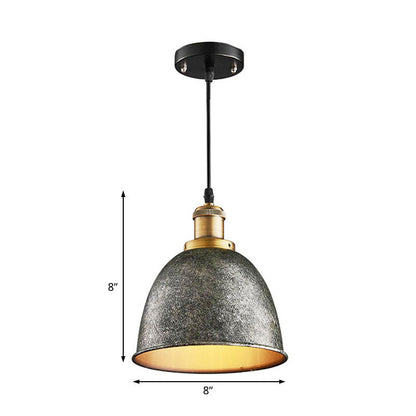 Vintage Industrial Pendant Lamp - Adjustable Metal Shade for Modern Interiors 18