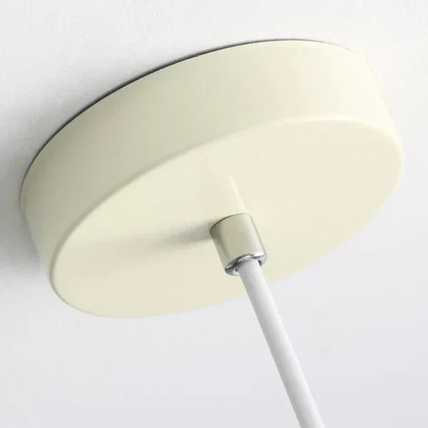 Zemras Cream-Colored Pendant Lamp - Rustic Glass Design for Elegant Lighting 10