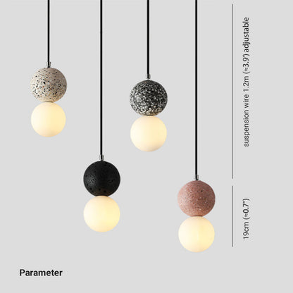 Aurora LED Pendant Light - Modern Black and White Glass Design for Dining and Kitchen 11