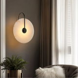 Sculptural Alabaster Wall Sconce