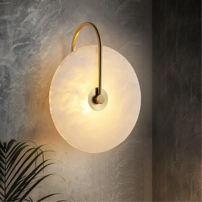 Aurelia Alabaster Wall Sconce