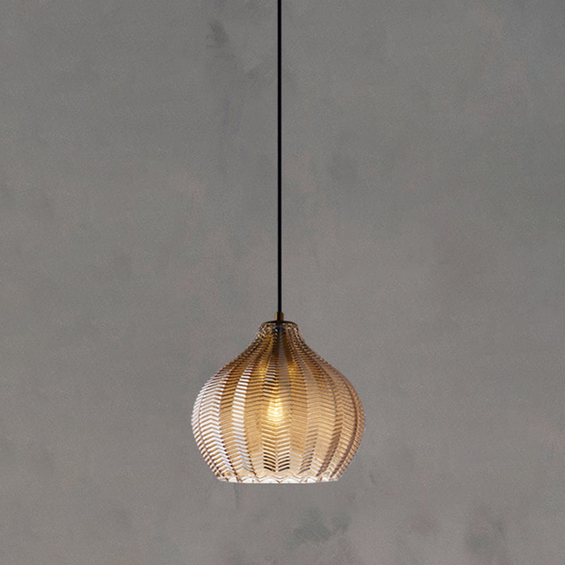 Elegance Glass Pendant Lamp - Scandinavian Design with Adjustable Cord for Modern Interiors 3