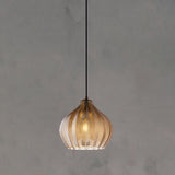 Elegance Glass Pendant Lamp - Scandinavian Design with Adjustable Cord for Modern Interiors 3