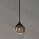 Elegance Glass Pendant Lamp - Scandinavian Design with Adjustable Cord for Modern Interiors 4