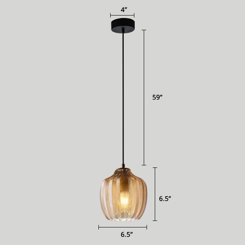 Elegance Glass Pendant Lamp - Scandinavian Design with Adjustable Cord for Modern Interiors 22