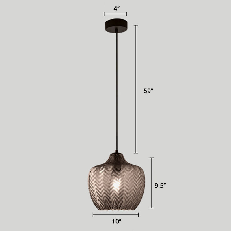 Elegance Glass Pendant Lamp - Scandinavian Design with Adjustable Cord for Modern Interiors 20