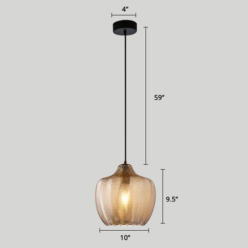 Elegance Glass Pendant Lamp - Scandinavian Design with Adjustable Cord for Modern Interiors 16