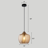 Elegance Glass Pendant Lamp - Scandinavian Design with Adjustable Cord for Modern Interiors 16