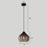 Elegance Glass Pendant Lamp - Scandinavian Design with Adjustable Cord for Modern Interiors 15