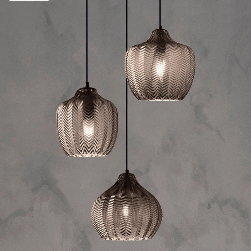 Elegance Glass Pendant Lamp - Scandinavian Design with Adjustable Cord for Modern Interiors 9
