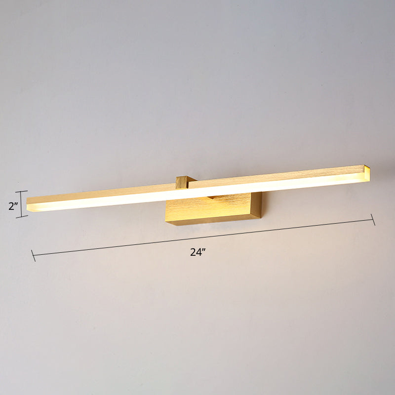 Luxura Gold LED Bathroom Lamp - Modern Design with Energy-Efficient Lighting for Elegant Illumination 6