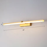 Luxura Gold LED Bathroom Lamp - Modern Design with Energy-Efficient Lighting for Elegant Illumination 6
