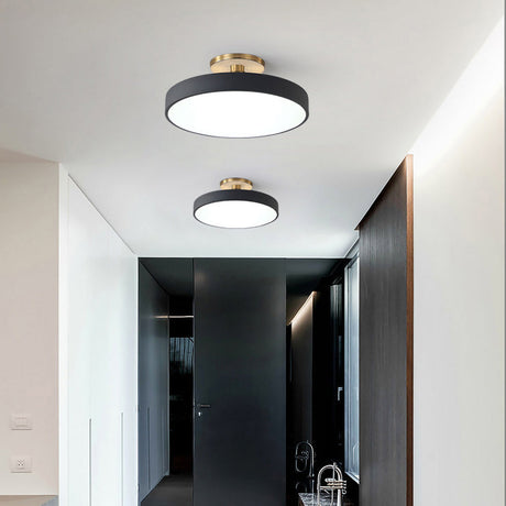 Orbis Flush Mount Ceiling Light - Adjustable LED Fixture with Minimalist Design for Soft Overhead Lighting 2
