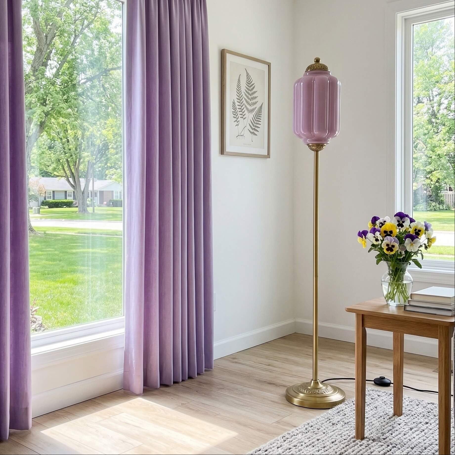 Eloise Collection | Floor Lamp with Unique Retro Glass Design - Stylish Lighting for Living Rooms 50