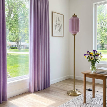 Eloise Collection | Floor Lamp with Unique Retro Glass Design - Stylish Lighting for Living Rooms 50