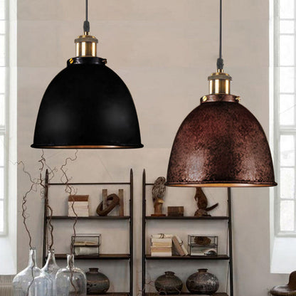 Vintage Industrial Pendant Lamp - Adjustable Metal Shade for Modern Interiors 9