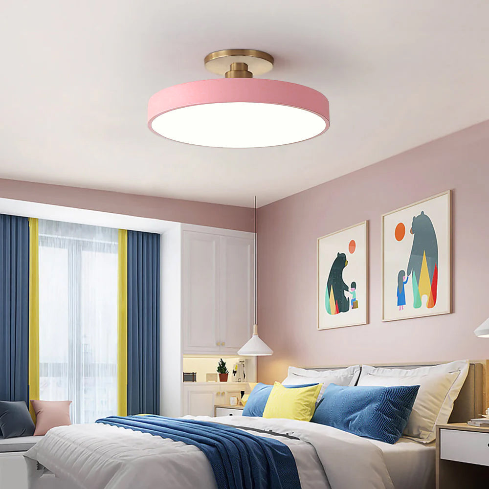 Orbis Flush Mount Ceiling Light - Adjustable LED Fixture with Minimalist Design for Soft Overhead Lighting 9