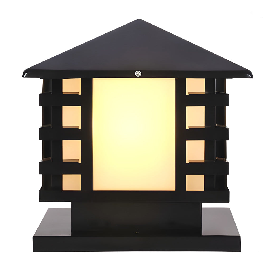 Elegance LED Landscape Lamppost - Classic Iron Design for Outdoor Illumination 15