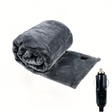 Zemra 12V Heated Car Blanket - Soft Flannel with Overheat Protection for Warmth on the Go 1