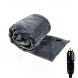 Zemra 12V Heated Car Blanket - Soft Flannel with Overheat Protection for Warmth on the Go 1