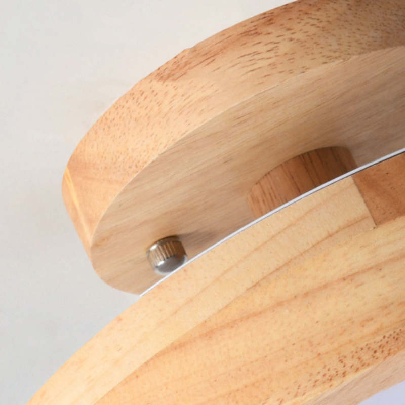 Alaric Modern LED Ceiling Lamp - Stylish Wood & Acrylic Design for Cozy Lighting 14