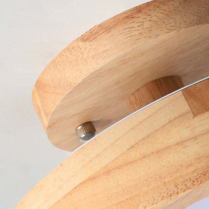 Alaric Modern LED Ceiling Lamp - Stylish Wood & Acrylic Design for Cozy Lighting 14