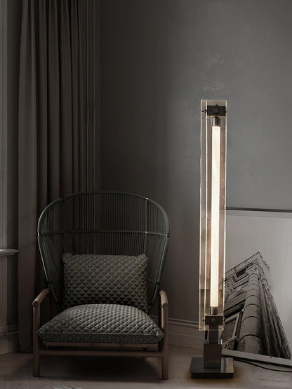 Modern Floor Lamp – Minimalist Glass Design with Integrated LED – Stylish Lighting for Living Room Spaces 8