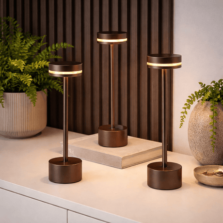 Mobile Table Lamp – Cordless Design with Soft Ring Light – Perfect for Nightstands and Small Spaces 7