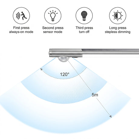 Ultra-Slim Under Cabinet Light with Motion Sensor & Adjustable Color – Versatile LED Lighting for Kitchen Cabinets 9
